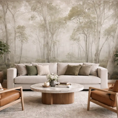 Misty Forest Wall Mural