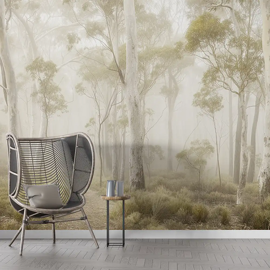 Misty Forest Wall Mural