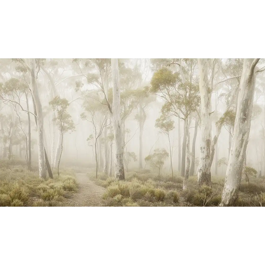 Misty Forest Wall Mural