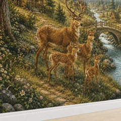 Deer Valley Village Mural Wallpaper