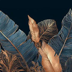Noir Palm Elegance Mural Wallpaper