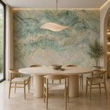 Sage Green Marble Wall Mural