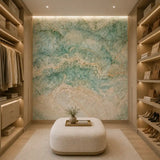 Sage Green Marble Wall Mural