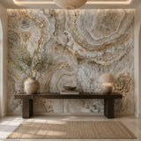 Ivory Onyx Marble Mural