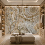 Ivory Onyx Marble Mural