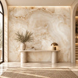 Cream Onyx Marble Mural