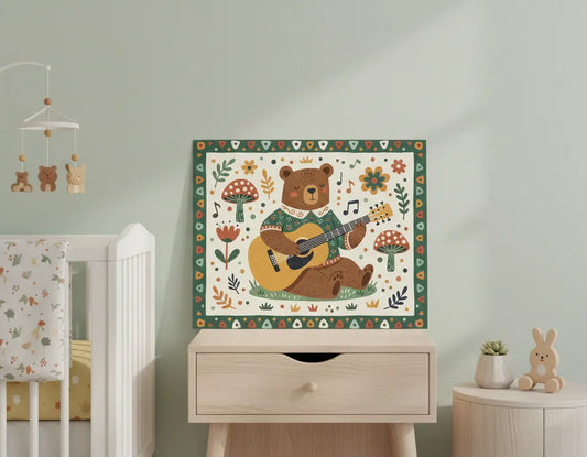 Whimsical Kids Room Poster Set – Illustrated Nursery and Children's Wall Art