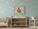 Whimsical Kids Room Poster Set – Illustrated Nursery and Children's Wall Art