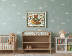 Whimsical Kids Room Poster Set – Illustrated Nursery and Children's Wall Art