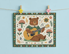 Whimsical Kids Room Poster Set – Illustrated Nursery and Children's Wall Art