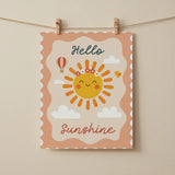 Hello Sunshine and Splish Splash Fun Kids Poster Set – Nursery Wall Art