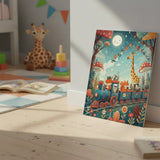 Whimsical Animal Adventure Kids Poster Set – Nursery Bedroom Wall Art
