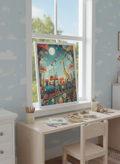 Whimsical Animal Adventure Kids Poster Set – Nursery Bedroom Wall Art