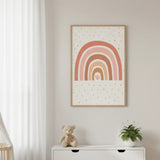 Boho Kitten Sunshine and Rainbow Kids Art Set – Nursery Bedroom Wall Art