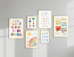 Kids Learning Wall Art