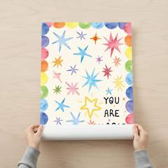 Colorful Dream Big Inspirational Posters – Kids Room Teen Wall Art Set