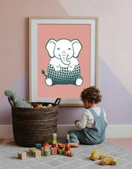Cute Animal Minimal Posters