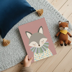 Cute Fox and Bunny Nursery Posters – Kids Room Wall Art Set