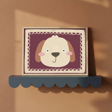 Cute Animal Faces Cartoon Nursery Posters – Kids Room Wall Art Set