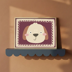 Cute Animal Faces Cartoon Nursery Posters – Kids Room Wall Art Set