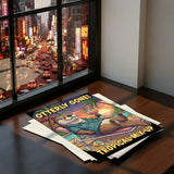 Otterly Gone Tropical Mix-Up Poster – Fun Bedroom Kids Room Wall Art