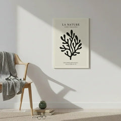 Minimalist Nature Silhouette Poster – Clean Bedroom Office Wall Art