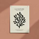 Minimalist Nature Silhouette Poster – Clean Bedroom Office Wall Art
