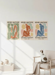 Matisse Inspired Abstract Female Figure Poster – Artistic Bedroom Wall Art