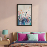 Abstract Musical Notes and Rhythm Splatter Poster – Bedroom Living Room Wall Art