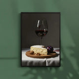 Elegant Wine and Spirits Still Life Oil Poster Set – Kitchen Dining Room Wall Art