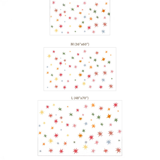 Colorful Star Wall Decal Set – Modern Star Stickers Kids Room Removable Decal