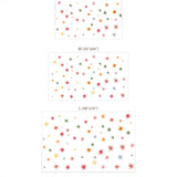 Colorful Star Wall Decal Set – Modern Star Stickers Kids Room Removable Decal