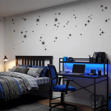 Stars Wall Decal Set – Nursery Kids Room Removable Celestial Sticker