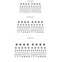 Stars Wall Decal Set – Nursery Kids Room Removable Celestial Sticker