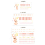 Personalized Bunny Wall Decal with Star Balloon – Kids Room Nursery Removable Sticker