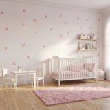 Abstract Dot and Cross Wall Decals Set – Modern Bedroom Kids Room Removable Sticker
