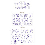 Abstract Dot and Cross Wall Decals Set – Modern Bedroom Kids Room Removable Sticker