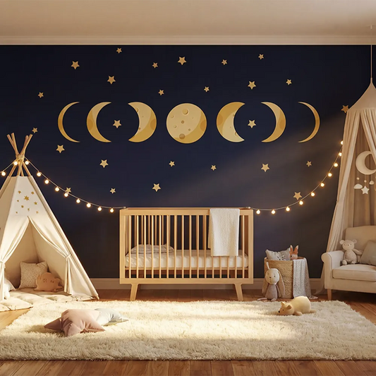 Moon Phases Wall Decal Set