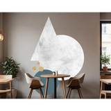 Abstract Geometric Wall Decal Set – Modern Bedroom Kids Room Removable Sticker