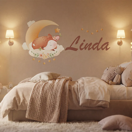 Personalized Baby Name Wall Decal Set