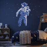 Astronaut Wall Decal for Kids Room – Space Boys Room Removable Sticker
