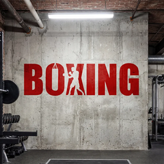 Boxing Wall Decal – Gym Home Gym Teen Room Removable Sticker