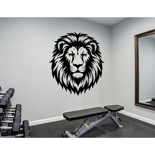 Lion Wall Decal Set – Majestic Living Room Teen Room Removable Sticker