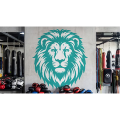 Lion Wall Decal Set – Majestic Living Room Teen Room Removable Sticker
