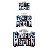 Personalized Gamer Name Wall Sticker – Custom Teen Boys Gaming Room Decal