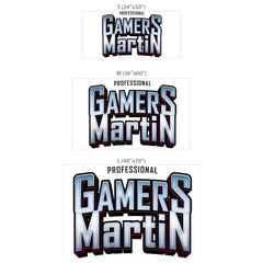 Personalized Gamer Name Wall Sticker – Custom Teen Boys Gaming Room Decal