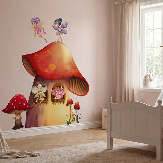 Fairy Mushroom House Sticker