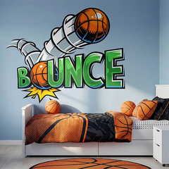 Basketball Bounce Sticker