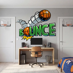 Basketball Bounce Sticker