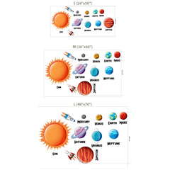 Solar System Sticker Set